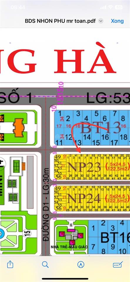 Lô đất nền xdhn giá tốt ngay khu dân cư 121m2 chỉ 1.6 tỷ