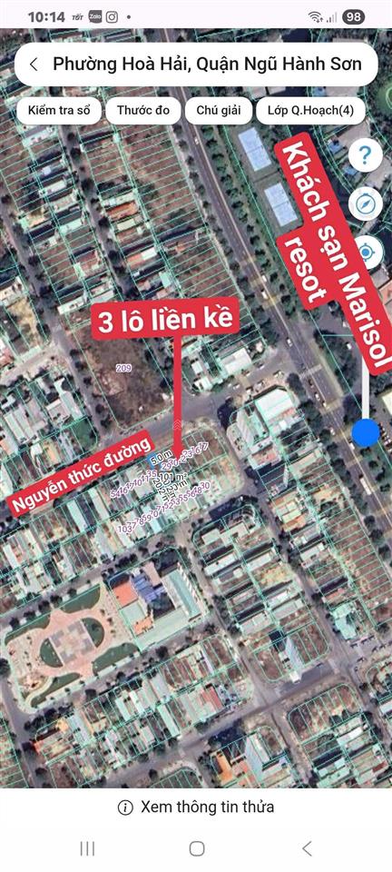 3 lô liền kề đường nguyễn thức đường