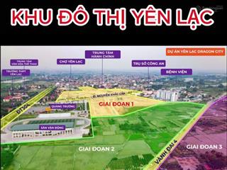 Khu đô thị yên lạc  dragon city  vĩnh phúc