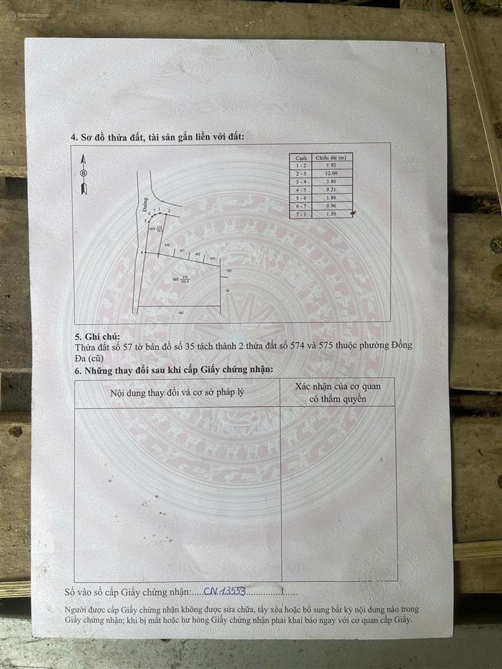 Bán đất cạnh dự án bắc đầm vạc tại phường vĩnh phúc  phú thọ
