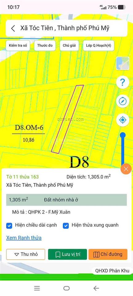 Siêu phẩm đất thổ cư gần trung tâm phường phú mỹ mà đơn giá chỉ hơn 4tr/m2