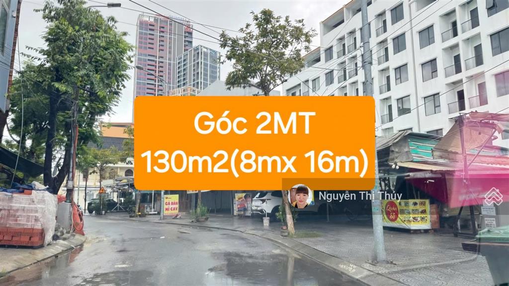 Lô góc 2mt cao bá quát  ngang 16m view cầu rồng  chỉ hơn 22 tỷ