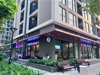 Smart city  bán shop chân đế góc 2 mặt sảnh mặt đường lớn, sổ đỏ lâu dài, dòng tiền 75100tr/tháng