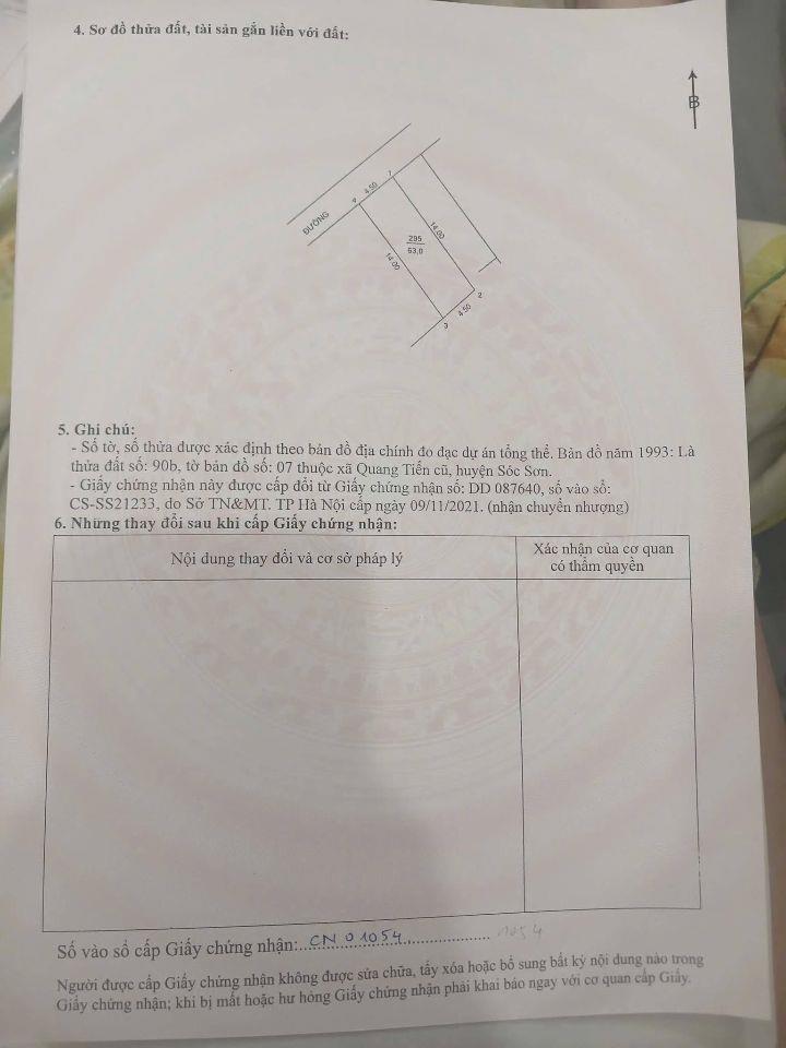 🔥 HÀNG HOT – 66M² FULL THỔ CƯ BẮC HẠ, NỘI BÀI 🔥