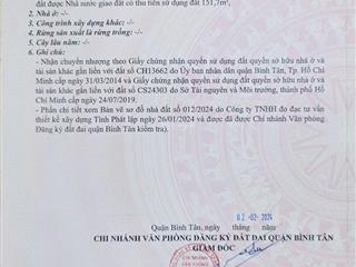 Bán nhà đường ô tô bình thành, bình tân, 2 mặt tiền 230m2, giá 9 tỷ