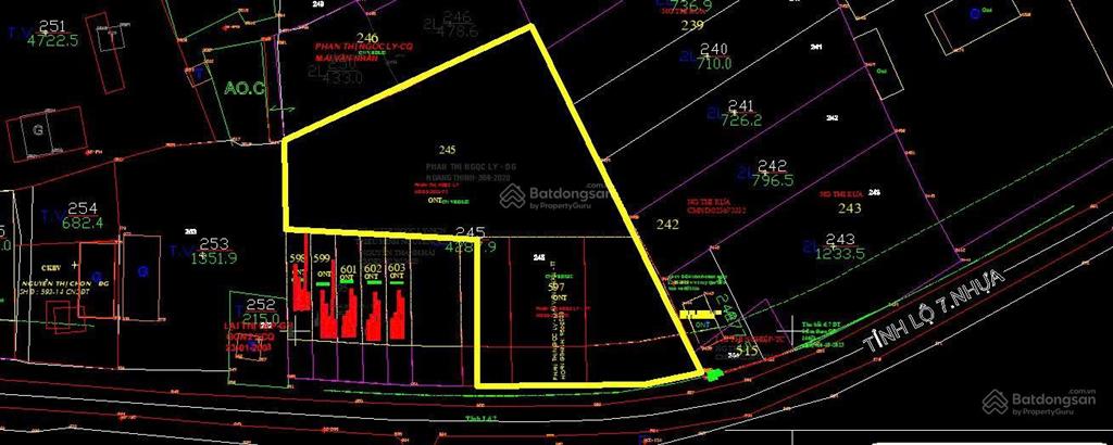 Bán 3000m2 mặt tiền đường tỉnh lộ 7 full thổ cư hiện hữu xây dựng full giá 33 tỷ