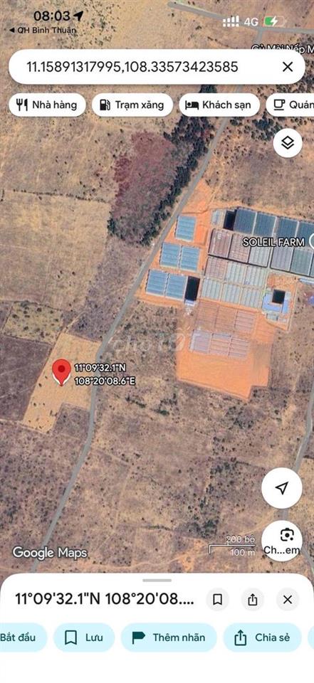 Đất thị trấn Lương Sơn Bắc Bình Bình Thuận 21483 m2 giá 1,8 tỉ