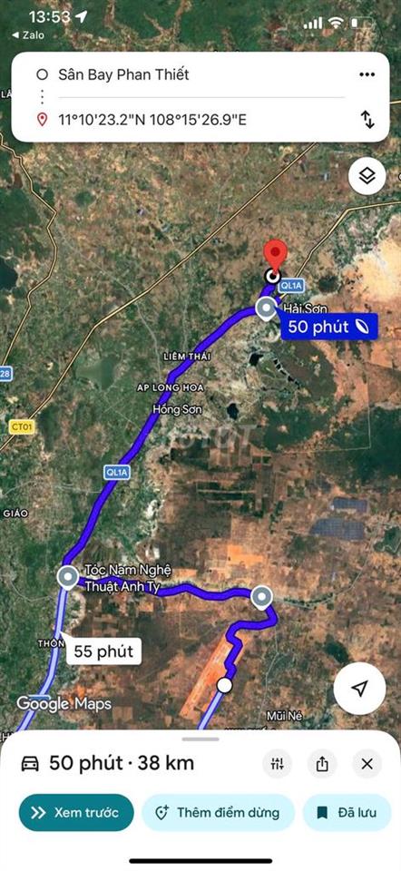 40172 m2 đất Nông Nghiệp có thổ cư chỉ 3,8 tỉ, Hàm Thuận Bắc.