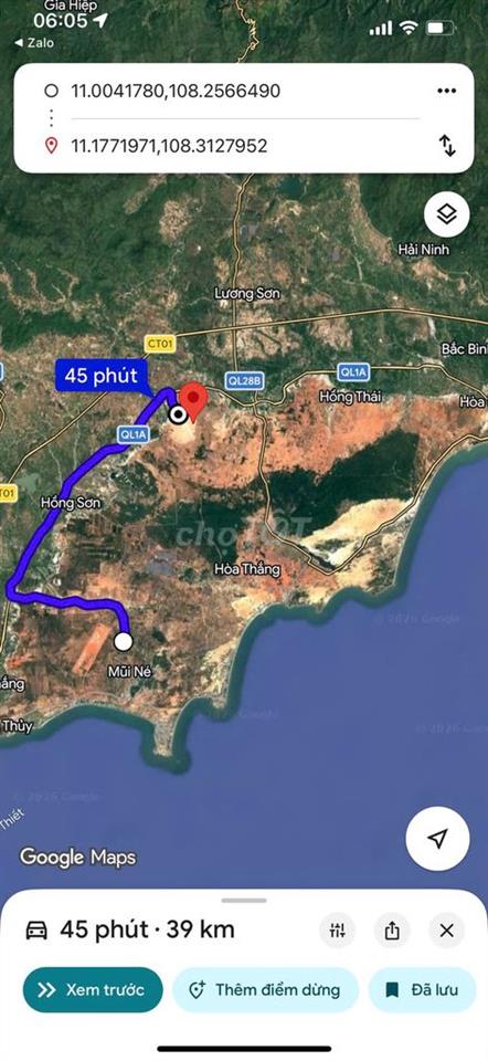 Chính chủ bán gấp đất Sông Luỹ 950 triệu/ tổng diện tích