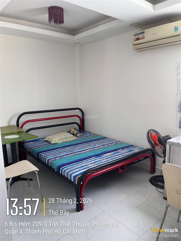 Bán nhà ngang 4m hẻm 1/ kdc hh tôn thất thuyết p3 q4