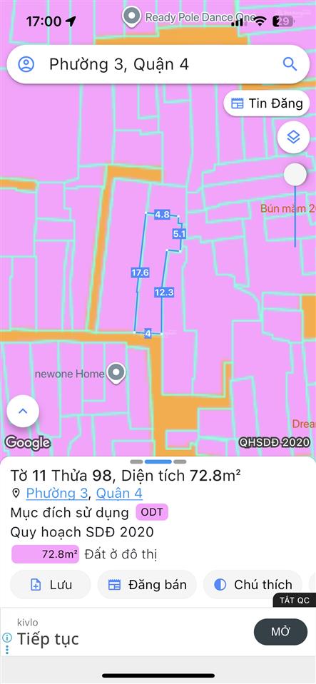 Bán nhà ngang 4m hẻm 1/ kdc hh tôn thất thuyết p3 q4
