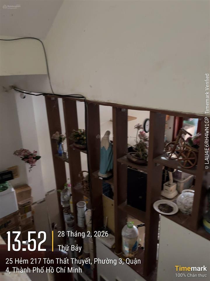 Bán nhà ngang 4m hẻm 1/ kdc hh tôn thất thuyết p3 q4