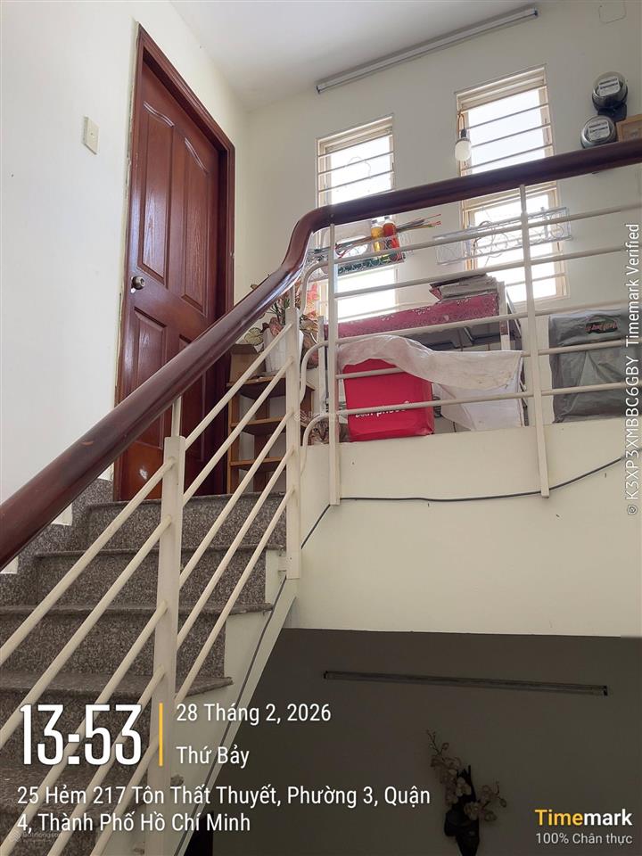 Bán nhà ngang 4m hẻm 1/ kdc hh tôn thất thuyết p3 q4