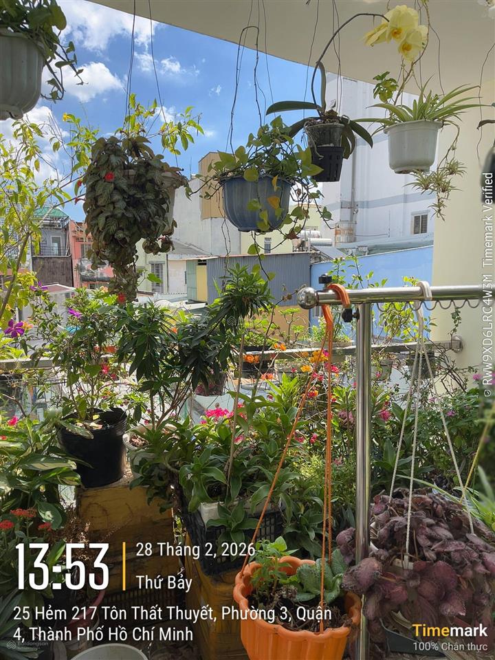 Bán nhà ngang 4m hẻm 1/ kdc hh tôn thất thuyết p3 q4