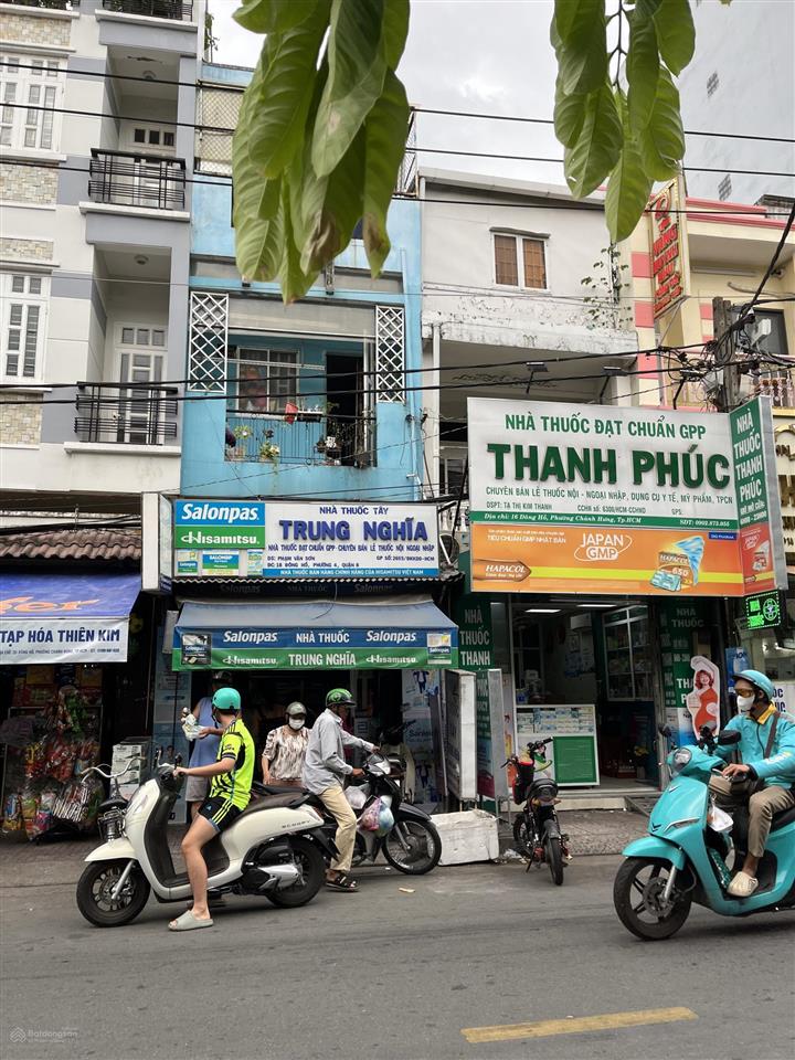 Bán nhà mt đông hồ p4 q8 hđt 20tr/tháng