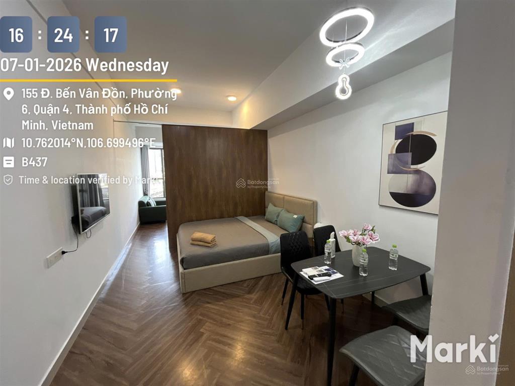 Bán căn officetel river gate, 40,7 m2, full nội thất, giá 3,4 tỷ.  thùy 0906 378 ***