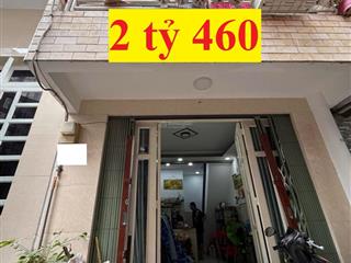 Nhà 2 tầng cạnh chợ bình long, giáp aeon tân phú, 2 tỷ 460, sổ hồng riêng, hoàn công đủ, 2pn