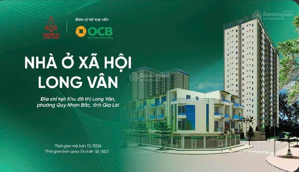Bán căn hộ nhà ở xã hội long vân licogi 13 quy nhơn căn 47m2 giá chỉ 690 triệu