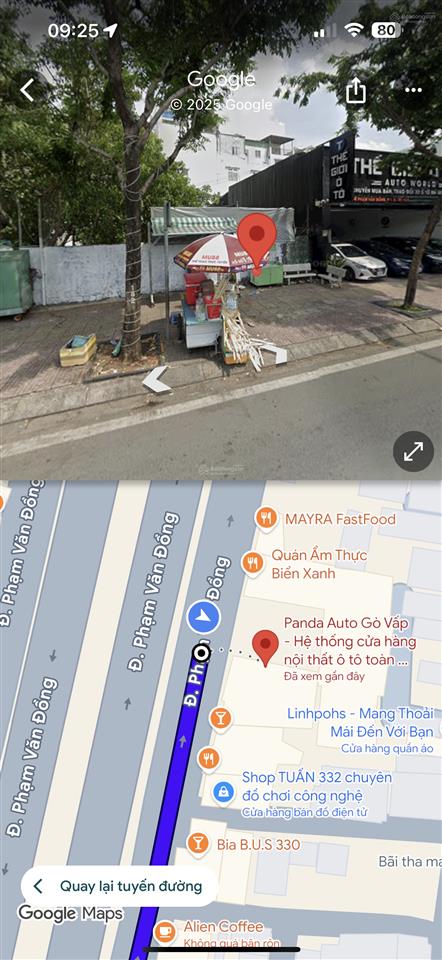 Chính chủ bán đất mt phạm văn đồng p1 gò vấp cũ