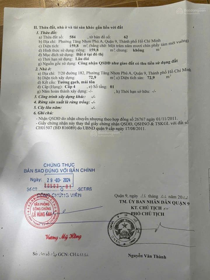 Hàng hot mới về! bán đất mặt tiền hẻm 7m đường 182 tăng nhơn phú a, quận 9, vị trí tuyệt đẹp