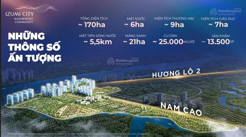 Izumi city nhà phố ven sông đồng nai từ 7,4 tỷ