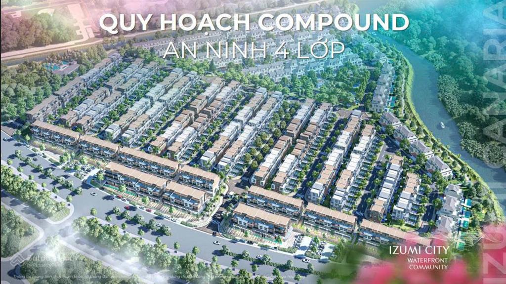 Izumi city nhà phố ven sông đồng nai từ 7,4 tỷ