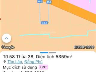 Chính chủ bán đất thổ cư, sổ riêng, ngay khu công nghiệp nam đồng phú, bình phước