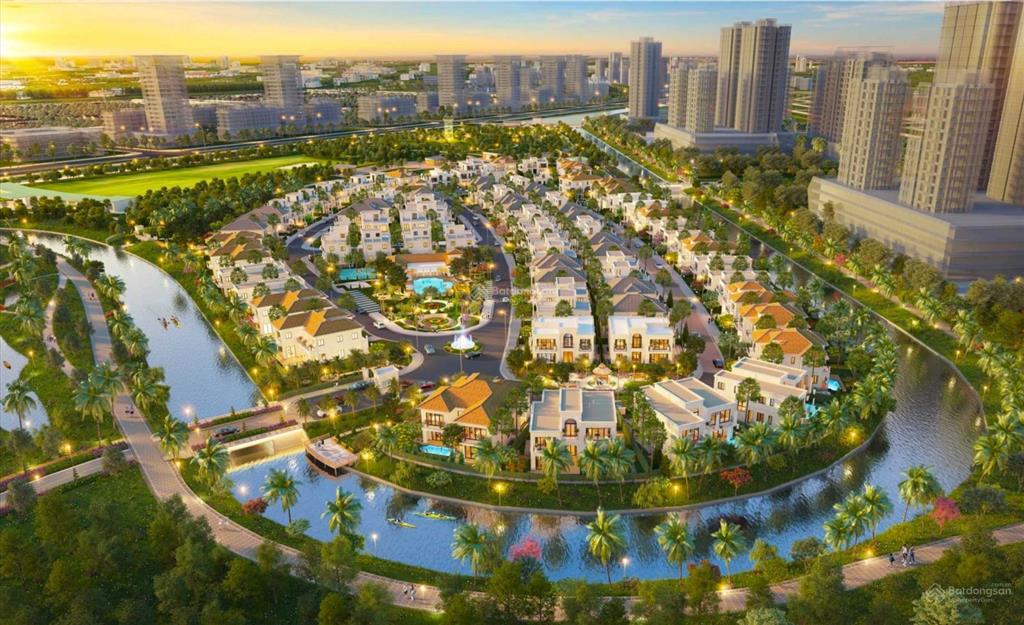 Biệt thự châu âu park village 322m2, giá gốc từ cđt, compound, chiết khấu 17,5%, 3 mặt công viên