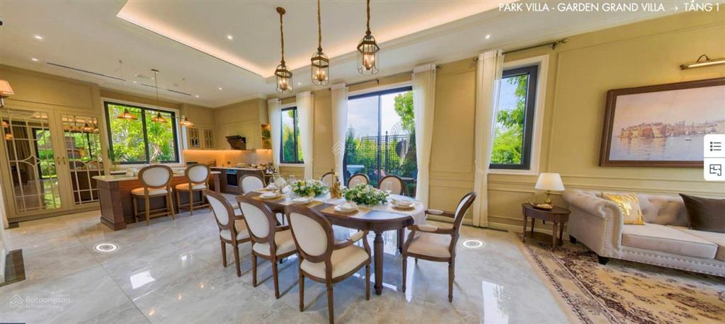Biệt thự châu âu park village 322m2, giá gốc từ cđt, compound, chiết khấu 17,5%, 3 mặt công viên