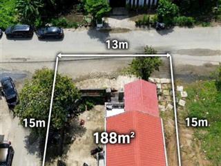 Siêu rẻ! lô góc 188m2 đường 20m nối thẳng liên phường  kdc kiến á giá hạ sốc 16,5 tỷ xuống 15 tỷ