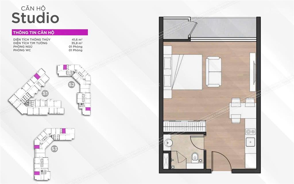 Chủ cần ra gấp căn studio s3a1810  tòa s3a  view sông hàn, view shophouse, bến du thuyền