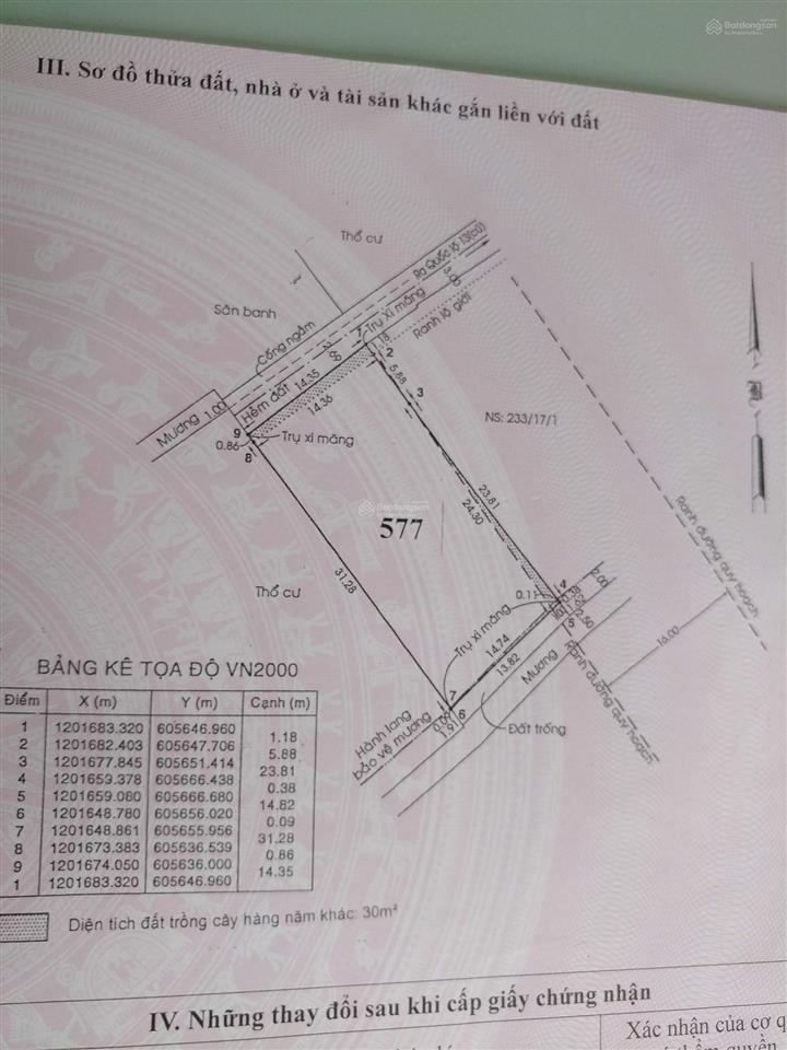 Đất 500m2 lô góc 3 mặt, mặt tiền hai đường lớn 16m (2 mặt đều nở hậu), gần sông sg