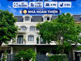Nhà phố 6x20m siêu hiếm 30tr/tháng lakeview city nhà đẹp 1 trệt 3 lầu 4pn 5wc, giá chỉ, chốt nhanh
