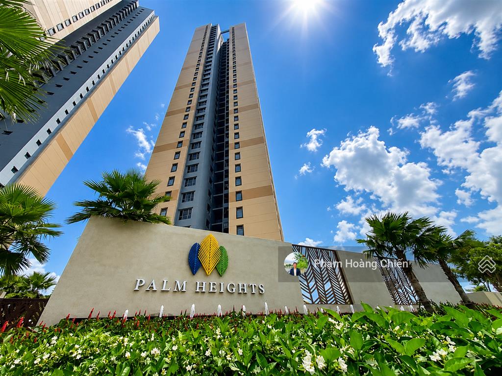 Cho thuê palm heights 3pn 108m² view đẹp, nội thất đầy đủ, ban công thoáng mát, gọi liền