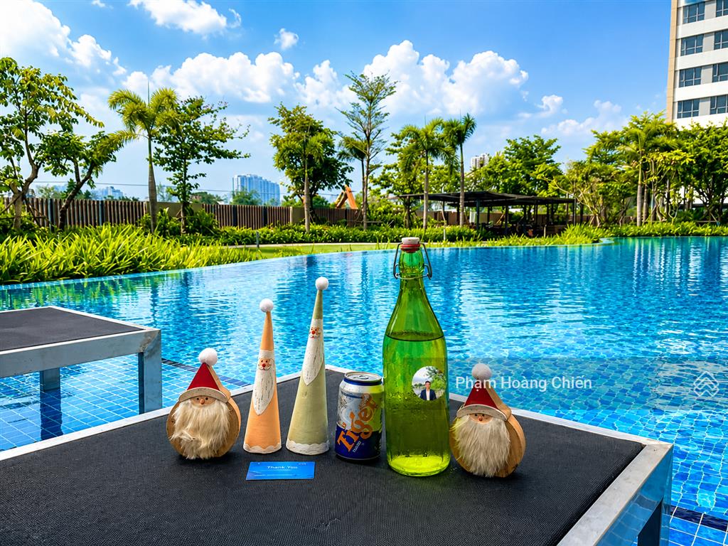 Cho thuê palm heights 3pn 108m² view đẹp, nội thất đầy đủ, ban công thoáng mát, gọi liền