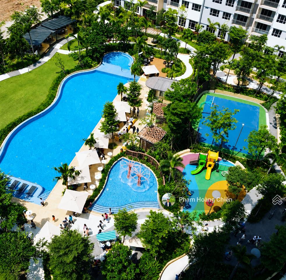 Cho thuê palm heights 3pn 108m² view đẹp, nội thất đầy đủ, ban công thoáng mát, gọi liền