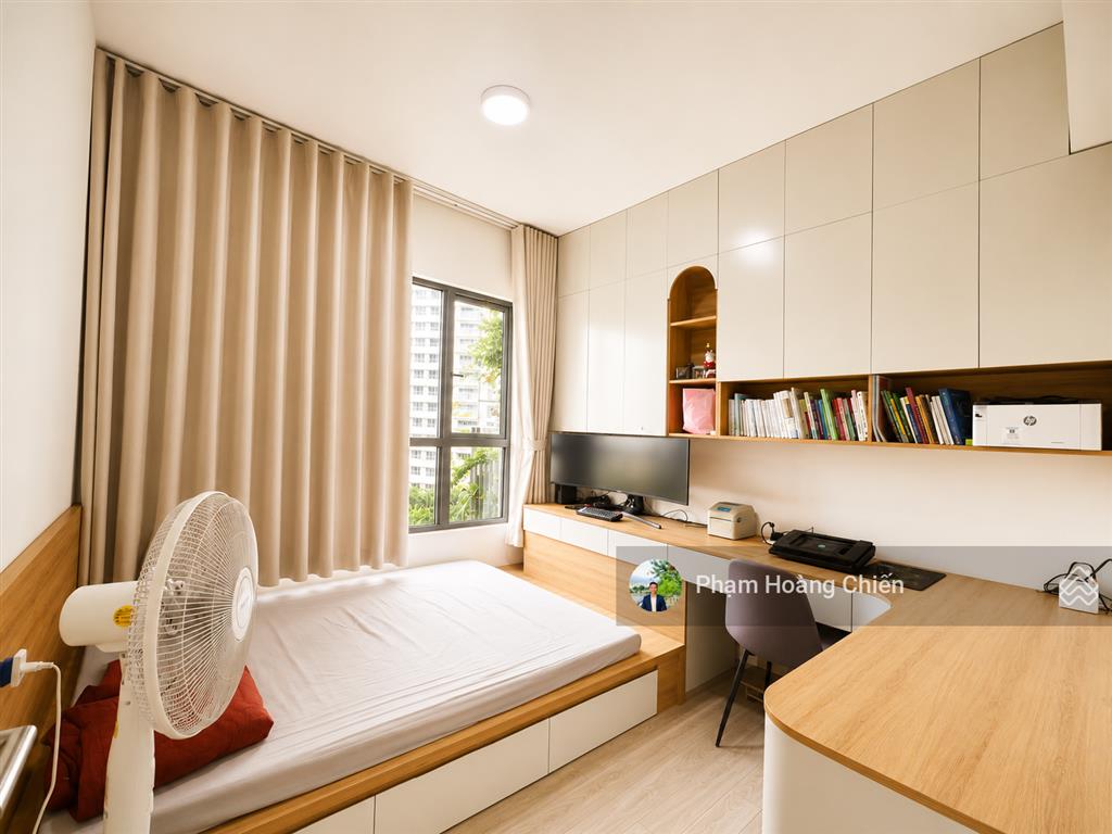 Cho thuê căn góc 3pn, full nội thất giá 28 triệu, palm heights, 121m² bancon siêu rộng view hồ bơi