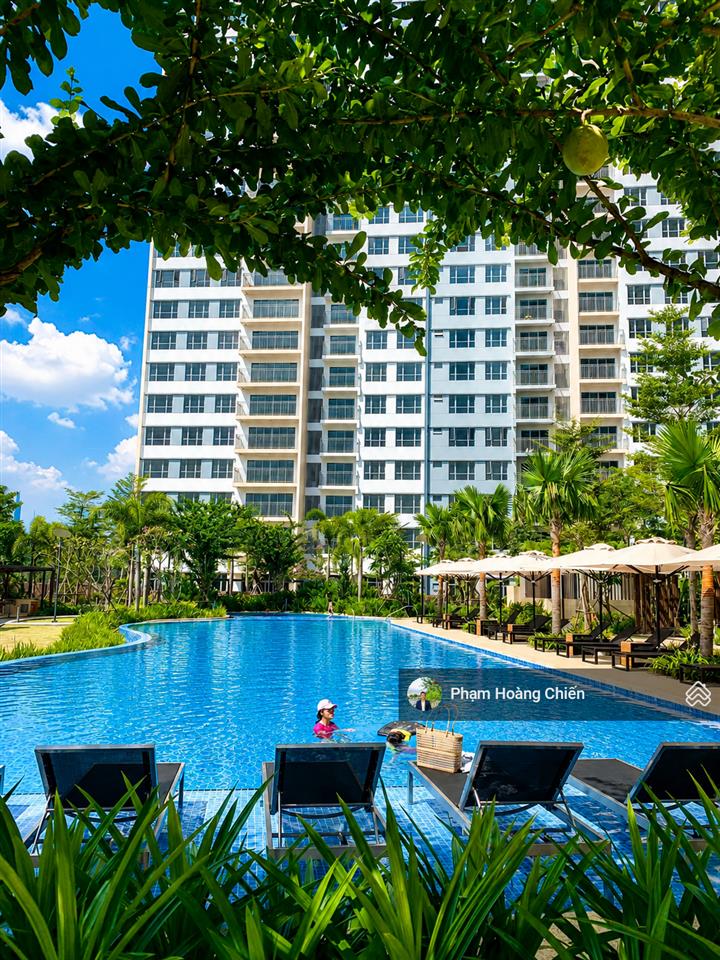 Cho thuê căn góc 3pn, full nội thất giá 28 triệu, palm heights, 121m² bancon siêu rộng view hồ bơi