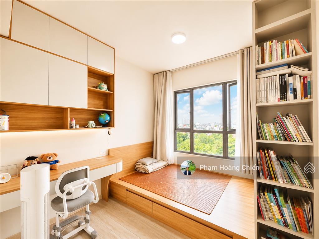 Cho thuê căn góc 3pn, full nội thất giá 28 triệu, palm heights, 121m² bancon siêu rộng view hồ bơi
