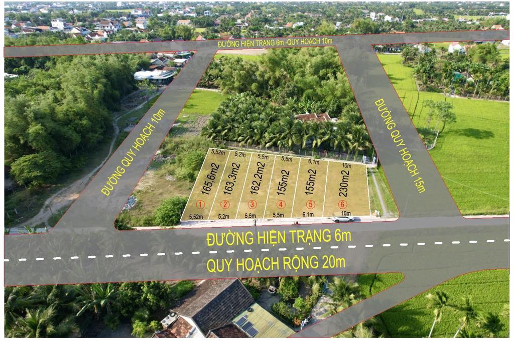 Bán đất đường nguyễn cụ 20m  khu trung tâm phường ninh hoà, sát ql1a 162m2 chỉ 1tỷ440tr (8,9tr/m2)