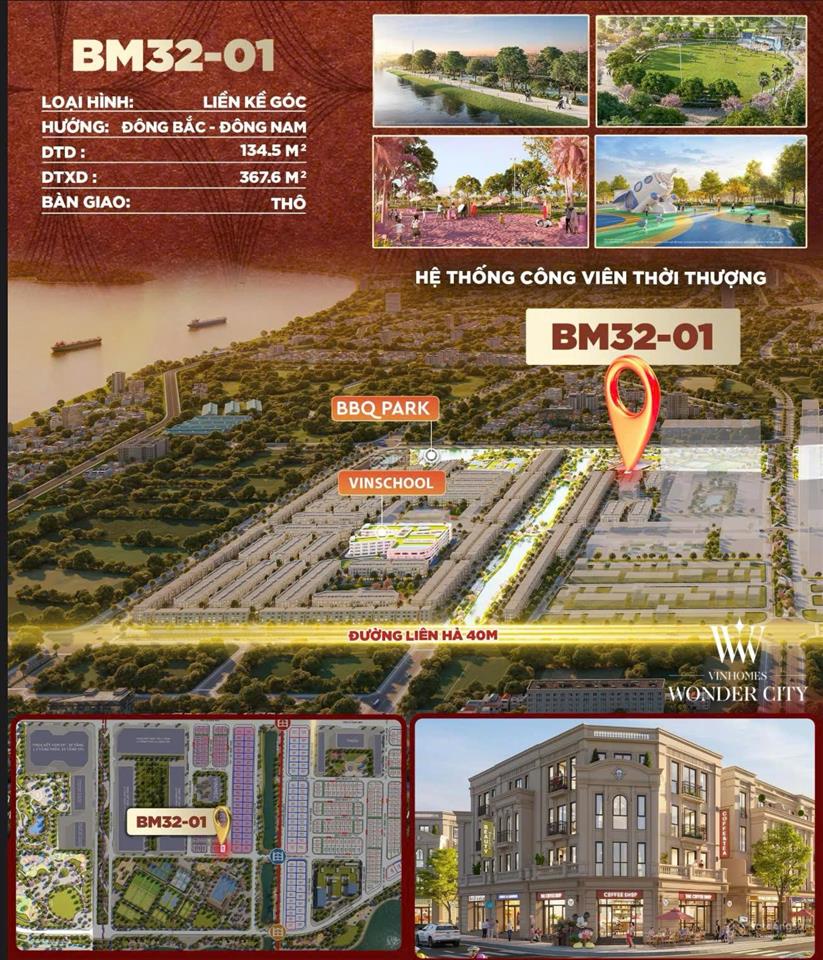 Bán siêu phẩm liền kề góc view công viên htlx 70% chiết khấu 10,5%