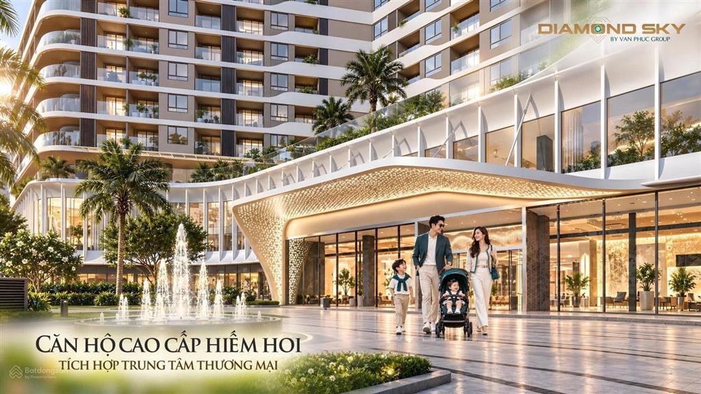 Tìm nhà thủ đức, xem ngay diamond sky, vạn phúc city, chỉ 1,3 tỷ sở hữu căn hộ 2pn 2wc