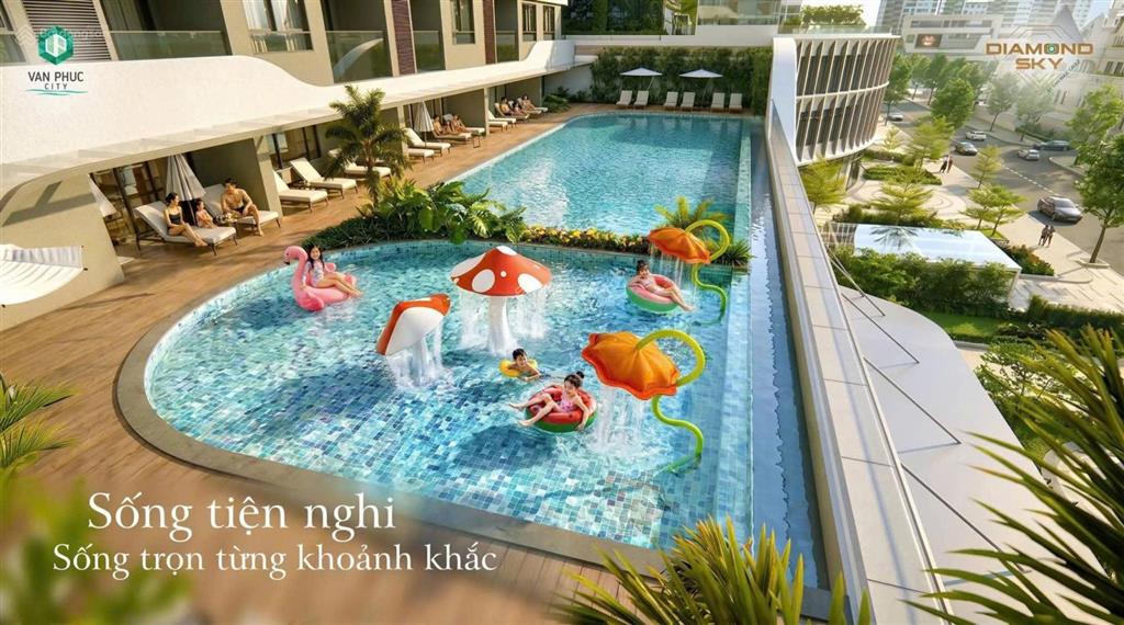 Tìm nhà thủ đức, xem ngay diamond sky, vạn phúc city, chỉ 1,3 tỷ sở hữu căn hộ 2pn 2wc