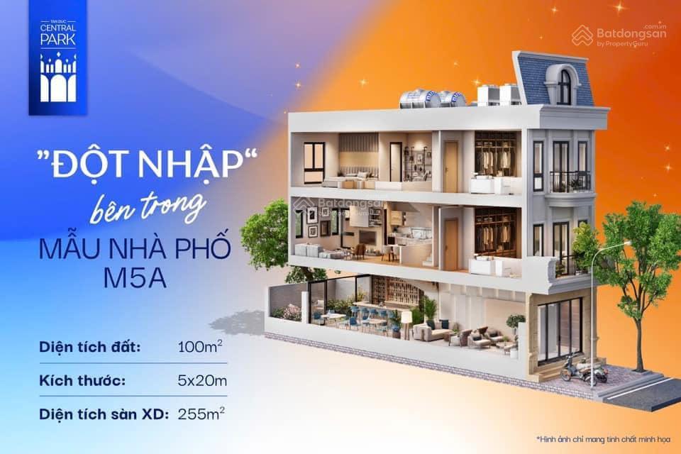 Chỉ 3.6 tỷ shophouse tấn đức central park, dt 100m2 tkxd xây 3,5 tầng, đường 24m, chiết khấu 12%