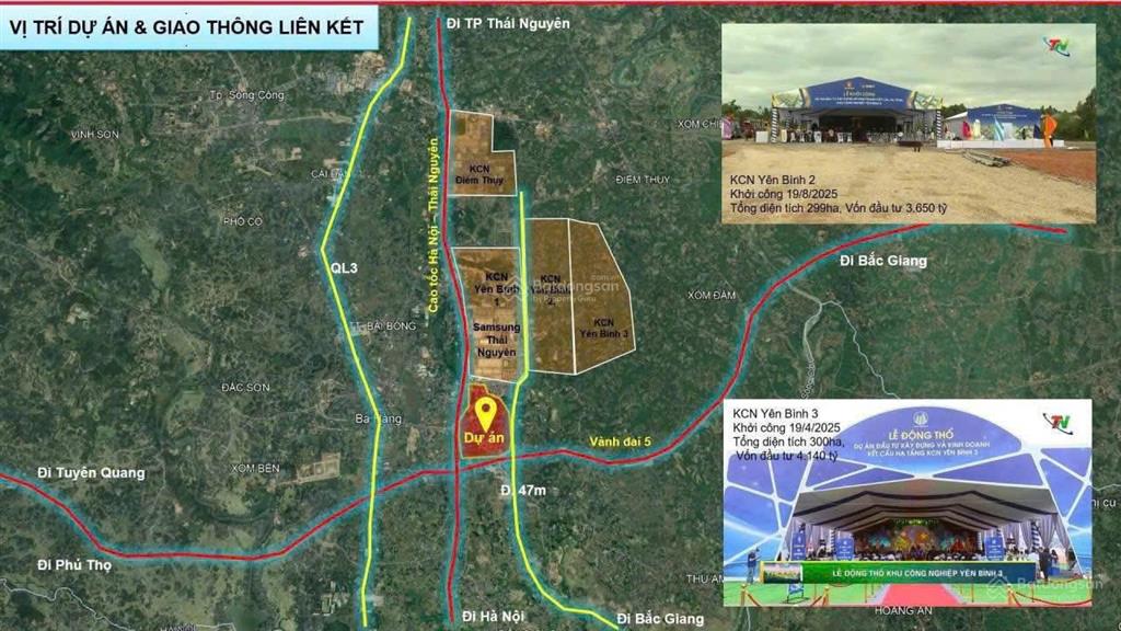 Chính chủ bán do5.18 lô góc 129,5m2 mt 21,5m đường 20,5m trực diện chung cư yên bình giá 4,2 tỷ