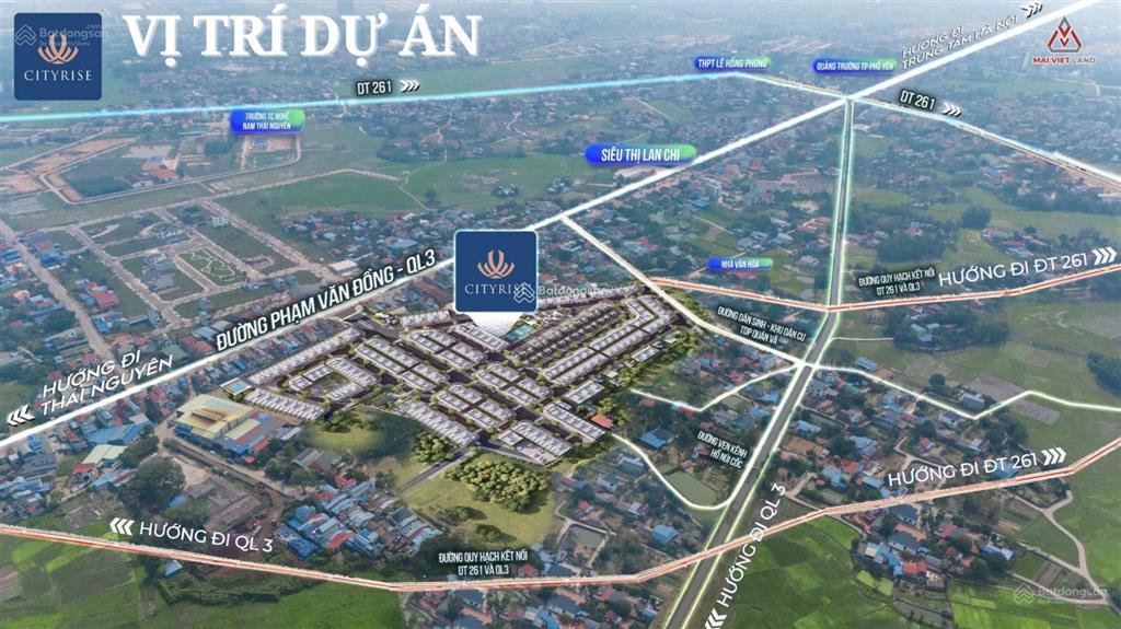 Chính chủ suất ngoại giao đất nền dự án tại phổ yên city rise giá chỉ 19 triệu/m²