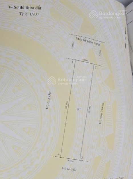 Lô đất 2 mặt tiền 89m2  mặt đường lê thánh tông, ngô quyền, hải phòng