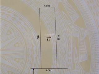 Bán 2 lô đất 81m2 liền kề mặt đường phố tây trung hành  lô 17 lê hồng phong. có bán lẻ