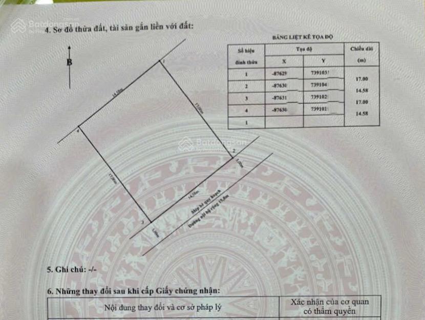 Bán lô góc 248m2 đất lô 26bc lê hồng phong
