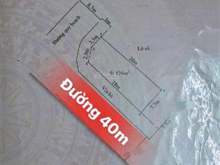 Bán lô góc 126m2 tuyến 2 lê hồng phong, hải an